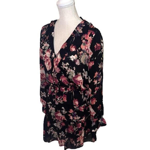 Joie Joada Floral Silk Peplum Ruffle Dress - Picture 5 of 13